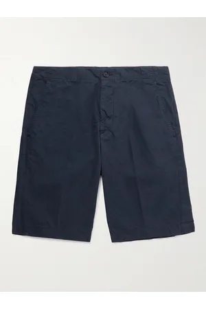 Aspesi Men Bermudas - Straight-Leg Garment-Dyed Cotton Bermuda Shorts