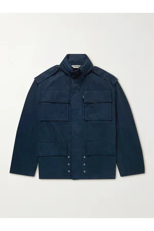 Aspesi Men Jackets - Garment-Dyed Cotton Hooded Jacket