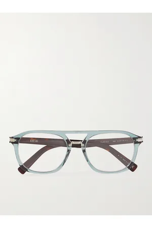 Dior Men Sunglasses - DiorBlackSuitO N1I Aviator-Style Acetate Optical Glasses