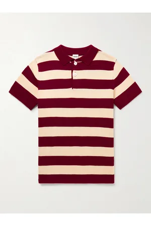 Aspesi Men Polo Shirts - Striped Cotton Polo Shirt