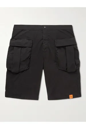 Aspesi Men Shorts - Straight-Leg Cotton-Poplin Cargo Shorts