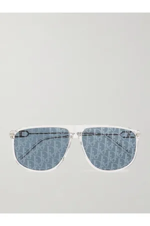 Dior Men Sunglasses - CD Link S2U D-Frame Acetate and -Tone Mirrored Sunglasses