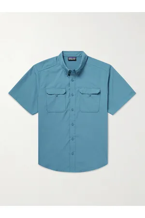 Patagonia Men Sports T-shirts - Button-Down Collar Recycled Ripstop Shirt