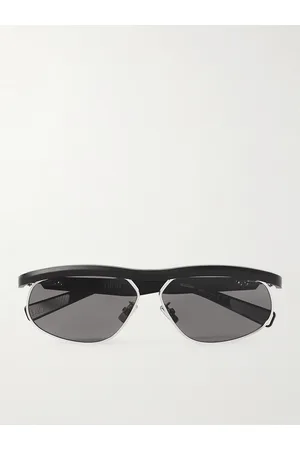 Dior Men Sunglasses - DioRider S1U Oval-Frame Acetate and Silver-Tone Sunglasses