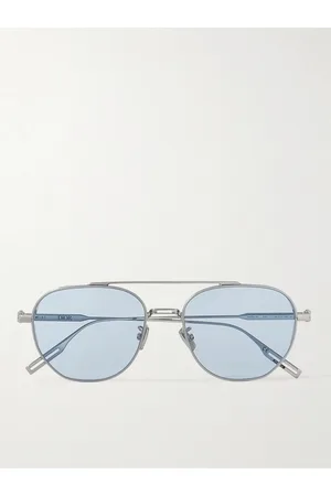 Dior Men Sunglasses - NeoDior RU Aviator-Style Palladium Sunglasses