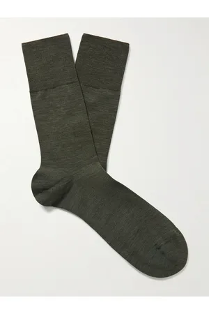 Falke Men Socks - Airport Virgin Wool-Blend Socks