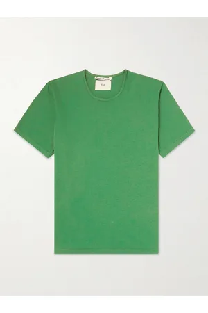 Folk Damien Poulain Everyday Logo-Appliquéd Organic Cotton-Jersey T-Shirt