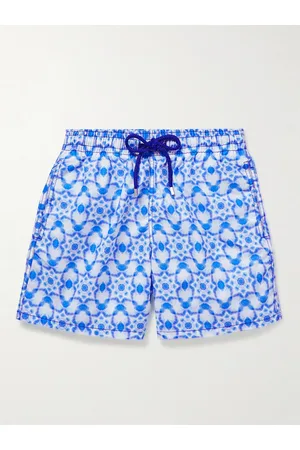Vilebrequin Mosaic Mid-Length Printed Recycled Swim Shorts