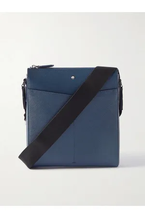 Montblanc Sartorial Cross-Grain Leather Messenger Bag
