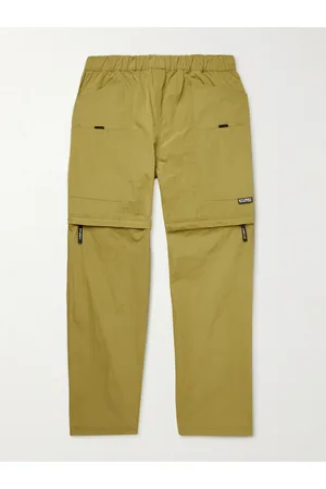 STUSSY Men Pants - Nyco Straight-Leg Convertible Nylon and Cotton-Blend Shell Trousers