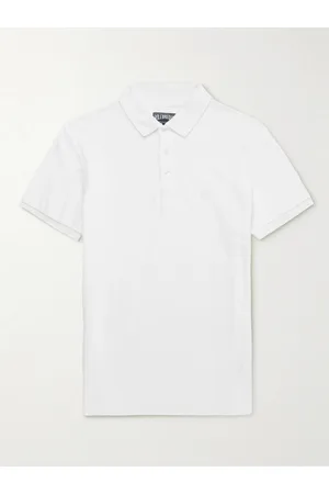 Vilebrequin Pacific Logo-Embroidered Cotton-Blend Terry Polo Shirt