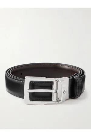 Montblanc 3cm Reversible Leather Belt