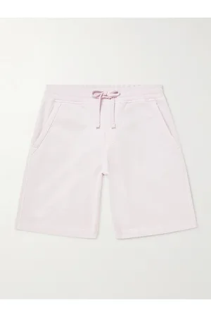 Orlebar Brown Frederick Garment-Dyed Organic Cotton-Jersey Drawstring Shorts