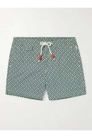 Orlebar Brown Men Swim Shorts - Standard Slim-Fit Mid-Length Printed Swim Shorts