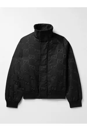 Gucci Logo-Jacquard Padded Cotton-Blend Canvas Jacket