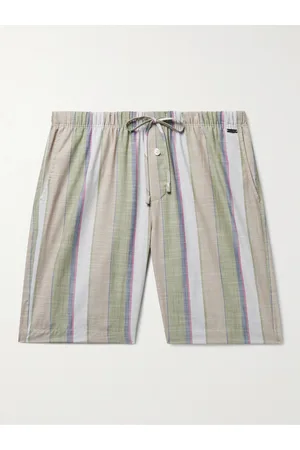 Hanro Night & Day Striped Cotton Pyjama Shorts
