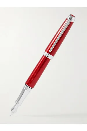 Caran D'Ache Léman Rouge Rhodium-Plated and Lacquered Fountain Pen