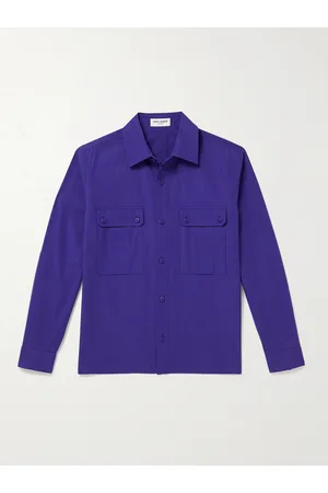 Saint Laurent Men Jackets - Cotton-Twill Overshirt