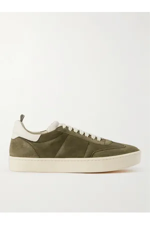 Officine creative Men Sneakers - Kombined Suede-Trimmed Leather Sneakers