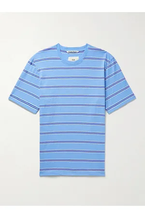 Folk Striped Cotton-Jersey T-Shirt