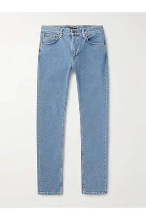 Nudie Jeans Lean Dean Slim-Fit Tapered Stretch-Denim Jeans