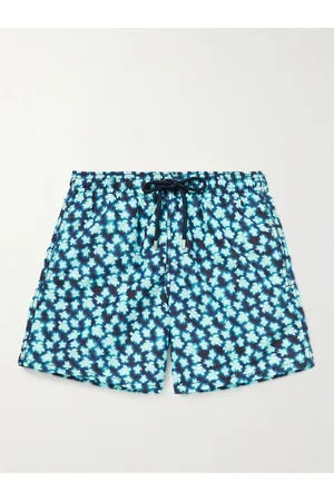 Vilebrequin All Over Turtle Mid-Length Printed Recycled Swim Shorts