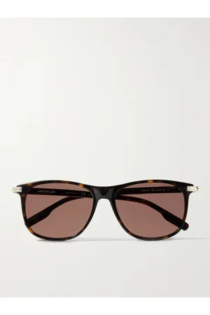 Montblanc Square-Frame Acetate Sunglasses