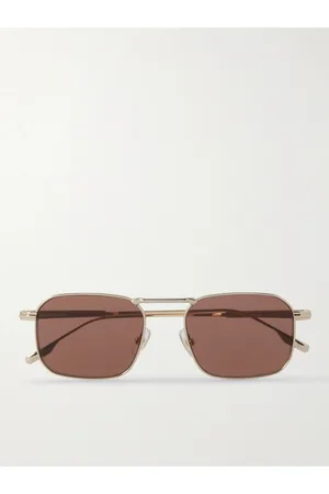Montblanc Square-Frame -Tone Sunglasses