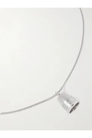 Balenciaga Men Necklaces - Shiny -Tone Necklace