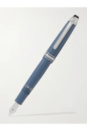 Montblanc Men Meisterstück Glacier LeGrand Resin and Platinum-Plated Fountain Pen