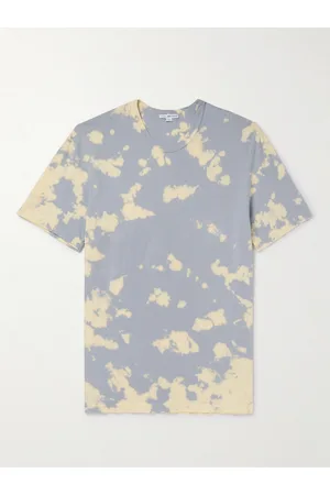James Perse Men T-shirts - Bleached Combed Cotton-Jersey T-Shirt