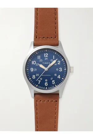 Timex Expedition North Field Post 38mm Hand-Wound Stainless Steel and Leather Watch