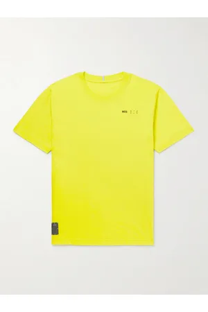 McQ Men T-shirts - Logo-Appliquéd Printed Cotton-Jersey T-Shirt