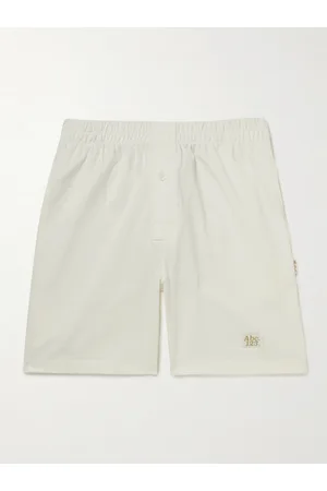 Abc. 123. Straight-Leg Logo-Appliquéd Cotton-Jersey Shorts