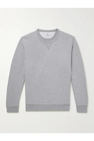 Brunello Cucinelli Men Sweatshirts - Cotton-Jersey Sweatshirt