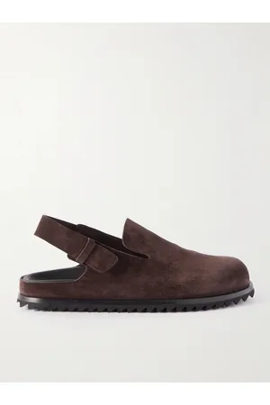 Officine Creative Men Casual Shoes - Amenabar Suede Clogs