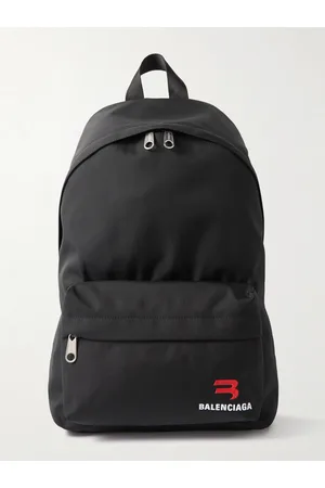Balenciaga Explorer Logo-Embroidered Cotton-Canvas Backpack