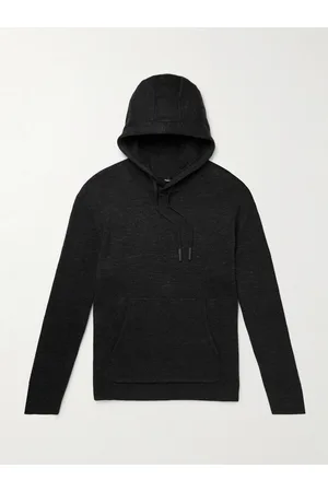 THEORY Men Hoodies - Linen-Blend Hoodie