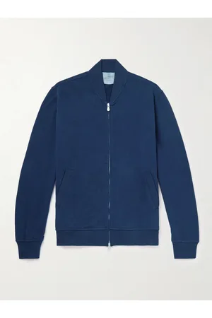 Brunello Cucinelli Cotton-Jersey Zip-Up Sweatshirt