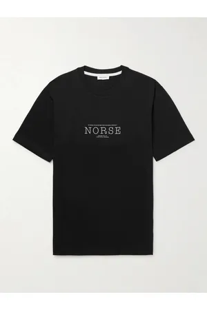 Norse projects Johannes Logo-Print Cotton-Jersey T-Shirt