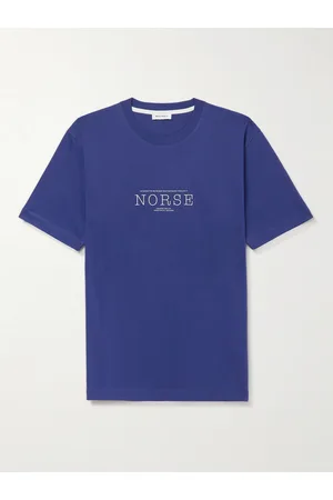 Norse projects Johannes Logo-Print Cotton-Jersey T-Shirt