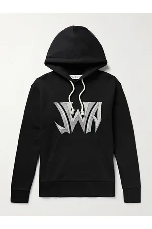J.W.Anderson Logo-Print Cotton-Jersey Hoodie