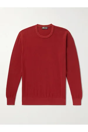 Loro Piana Slim-Fit Cotton and Silk-Blend Sweater