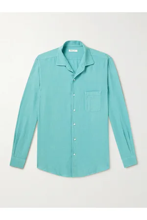 Loro Piana Andre Garment-Dyed Linen Shirt