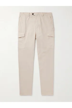 Brunello Cucinelli Straight-Leg Cotton-Twill Cargo Trousers