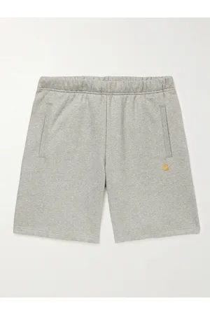 Carhartt Chase Straight-Leg Logo-Embroidered Cotton-Blend Jersey Shorts