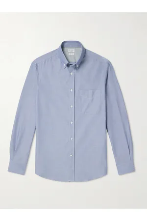 Brunello Cucinelli Button-Down Collar Cotton Shirt
