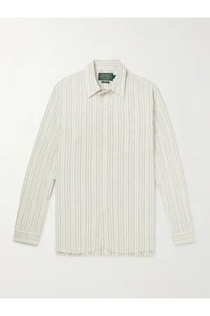 Ralph Lauren Striped Cotton-Jacquard Shirt