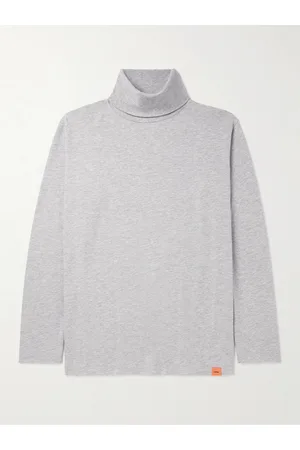 Aspesi Cotton-Jersey Rollneck Sweatshirt