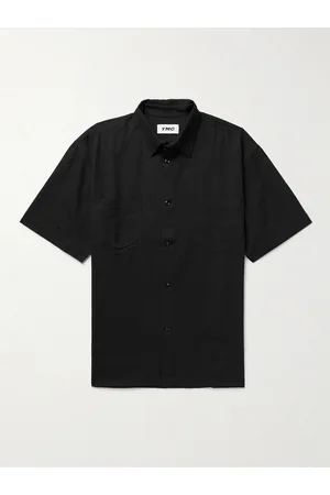 YMC Mitchum Appliquéd Cotton Shirt